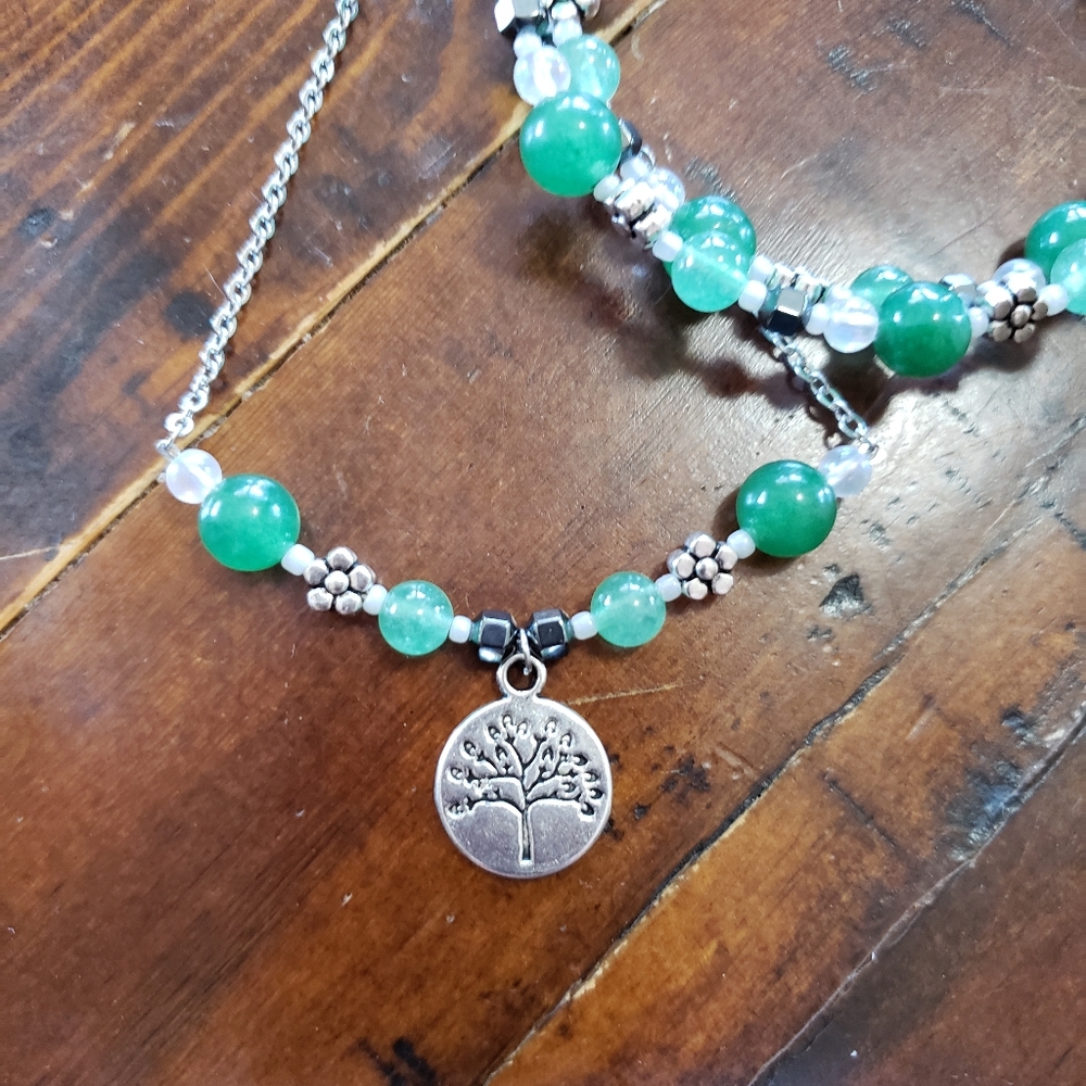 Handmade necklace and bracelet set